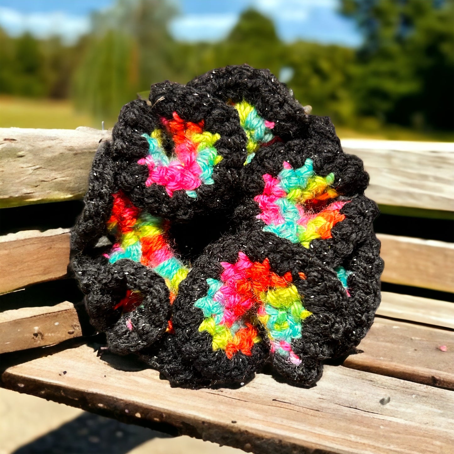 Crochet Hair Scrunchie