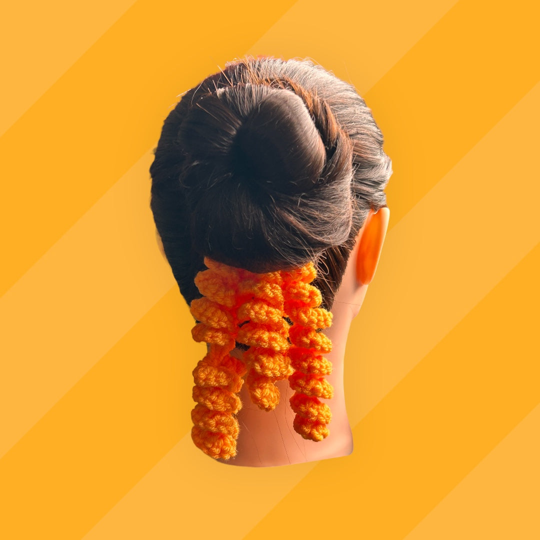 Crochet Hair Scrunchie