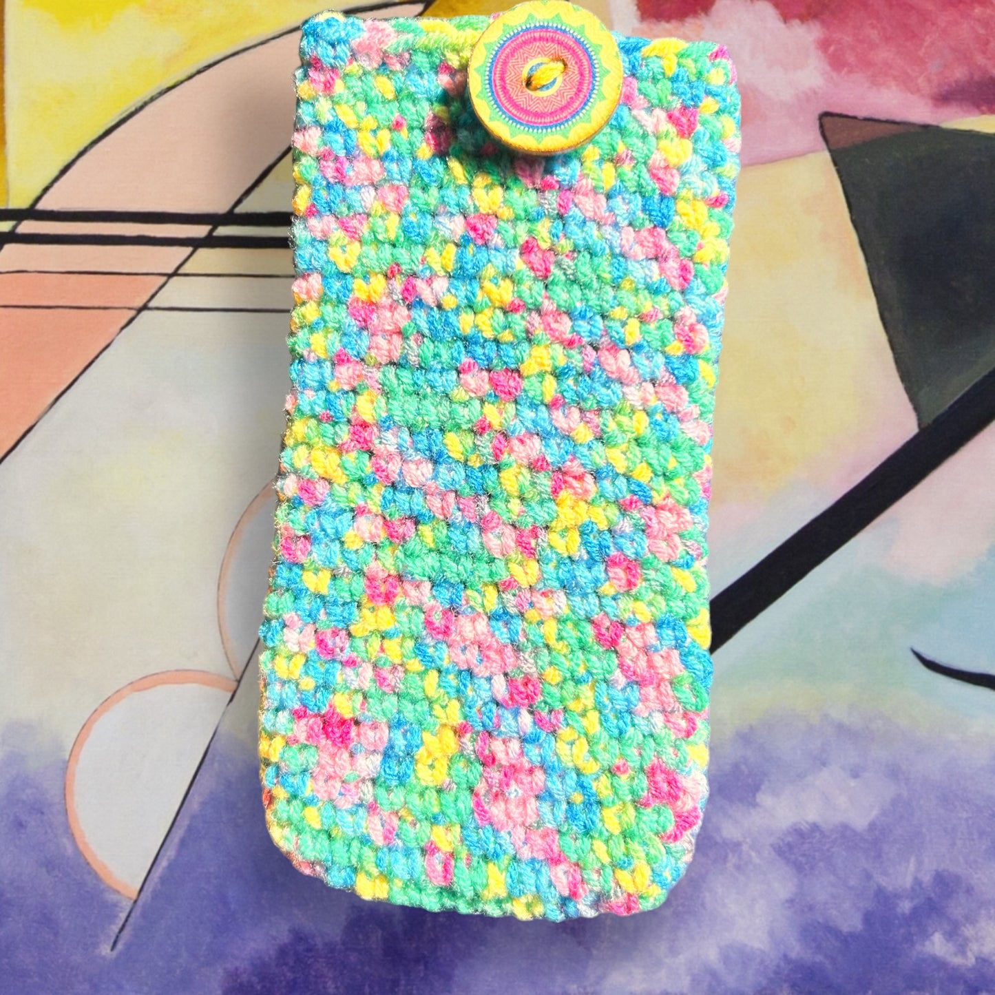 Handmade crochet phone case