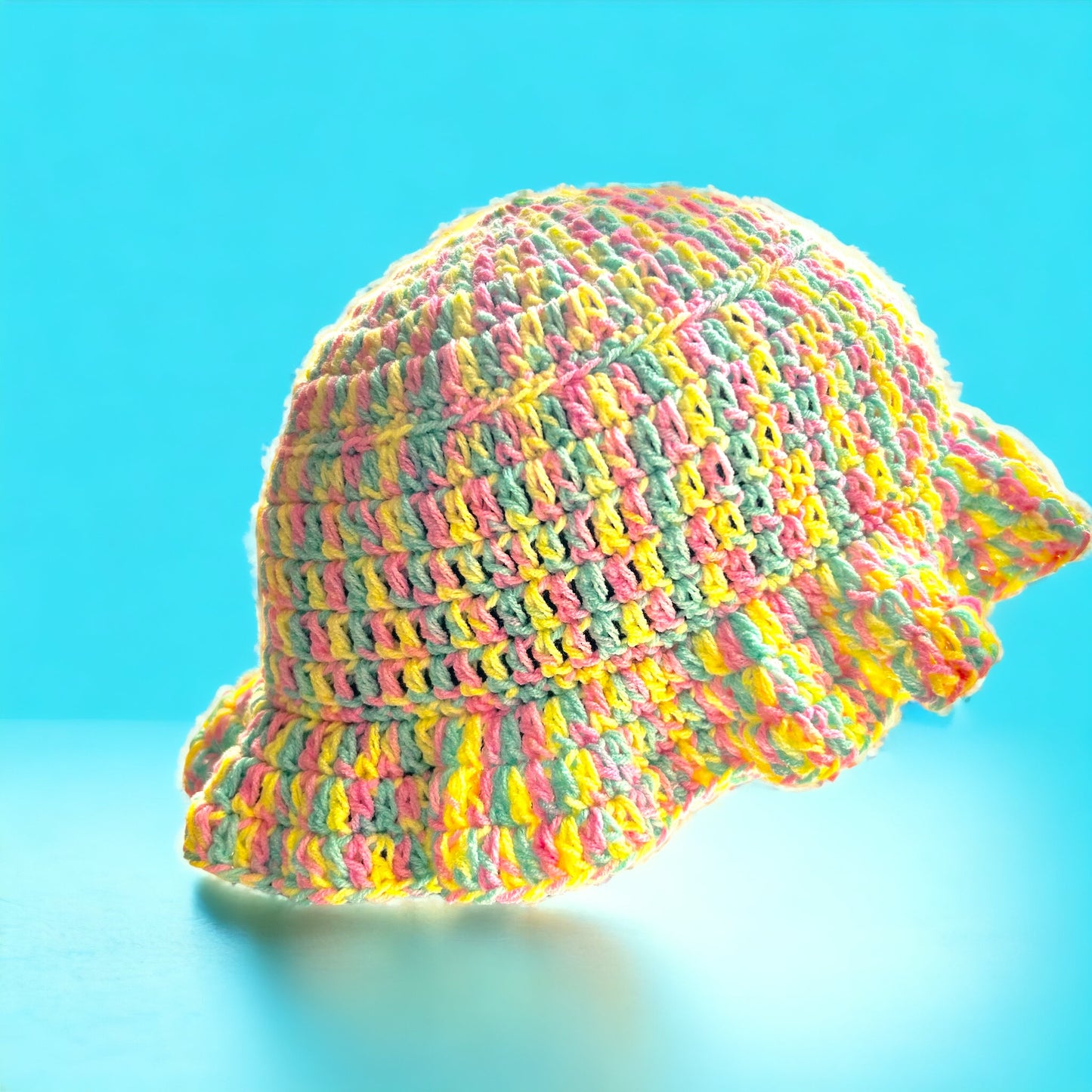 Handmade crochet bucket hat