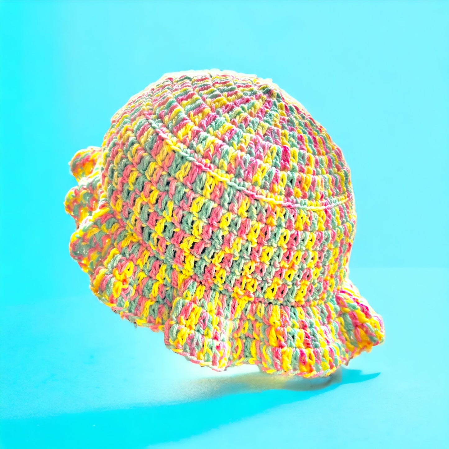 Handmade crochet bucket hat