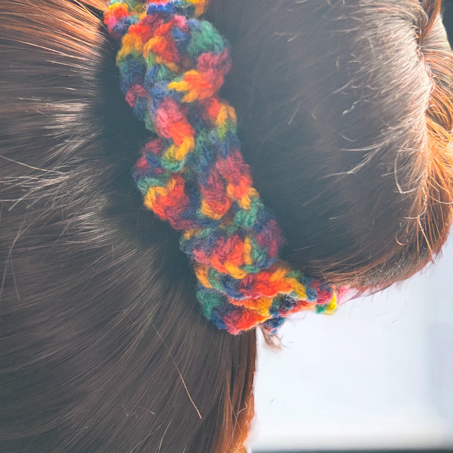 Crochet Hair Scrunchie